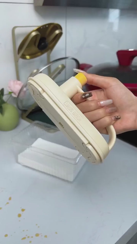 Magic Kitchen Cleaning Brush with 10 Disposable Cleaning Pads